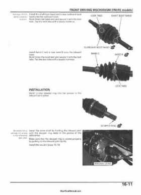 2005-2006 Honda ATV TRX500FE/FM/TM FourTrax Foreman Factory Service Manual, Page 304
