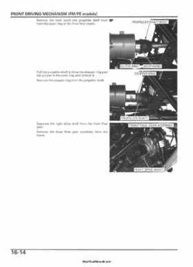 2005-2006 Honda ATV TRX500FE/FM/TM FourTrax Foreman Factory Service Manual, Page 307