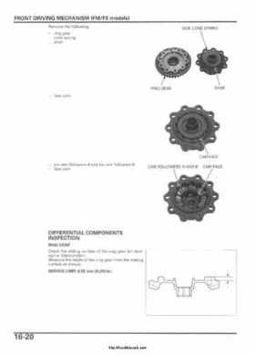 2005-2006 Honda ATV TRX500FE/FM/TM FourTrax Foreman Factory Service Manual, Page 313
