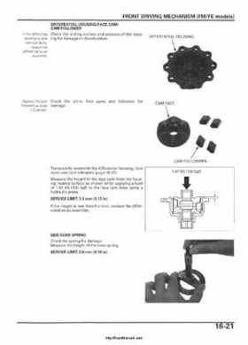 2005-2006 Honda ATV TRX500FE/FM/TM FourTrax Foreman Factory Service Manual, Page 314