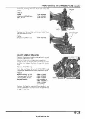 2005-2006 Honda ATV TRX500FE/FM/TM FourTrax Foreman Factory Service Manual, Page 316