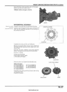 2005-2006 Honda ATV TRX500FE/FM/TM FourTrax Foreman Factory Service Manual, Page 320