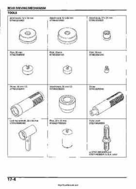 2005-2006 Honda ATV TRX500FE/FM/TM FourTrax Foreman Factory Service Manual, Page 330