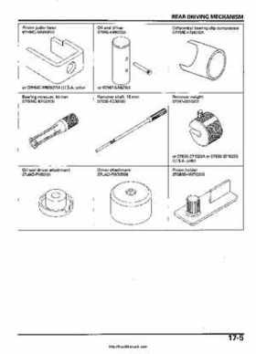 2005-2006 Honda ATV TRX500FE/FM/TM FourTrax Foreman Factory Service Manual, Page 331