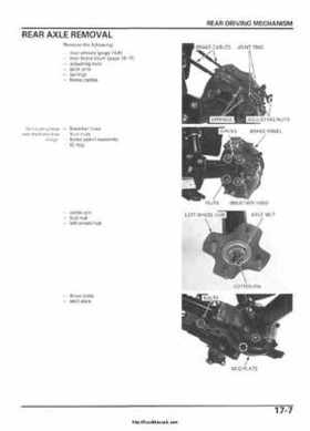 2005-2006 Honda ATV TRX500FE/FM/TM FourTrax Foreman Factory Service Manual, Page 333