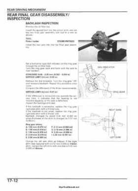 2005-2006 Honda ATV TRX500FE/FM/TM FourTrax Foreman Factory Service Manual, Page 338