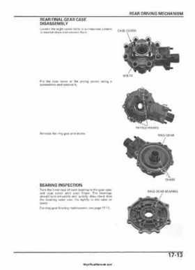 2005-2006 Honda ATV TRX500FE/FM/TM FourTrax Foreman Factory Service Manual, Page 339