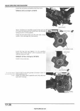 2005-2006 Honda ATV TRX500FE/FM/TM FourTrax Foreman Factory Service Manual, Page 352