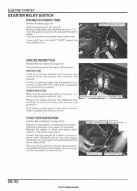 2005-2006 Honda ATV TRX500FE/FM/TM FourTrax Foreman Factory Service Manual, Page 380