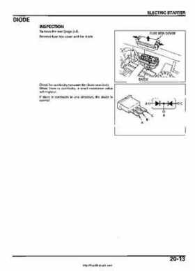 2005-2006 Honda ATV TRX500FE/FM/TM FourTrax Foreman Factory Service Manual, Page 381