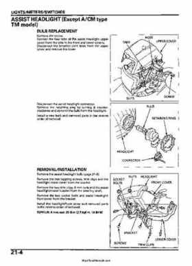 2005-2006 Honda ATV TRX500FE/FM/TM FourTrax Foreman Factory Service Manual, Page 385