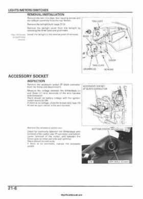 2005-2006 Honda ATV TRX500FE/FM/TM FourTrax Foreman Factory Service Manual, Page 387