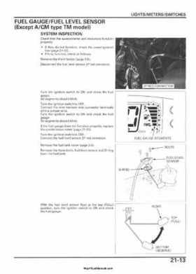 2005-2006 Honda ATV TRX500FE/FM/TM FourTrax Foreman Factory Service Manual, Page 394