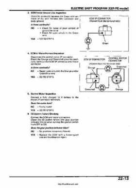 2005-2006 Honda ATV TRX500FE/FM/TM FourTrax Foreman Factory Service Manual, Page 415