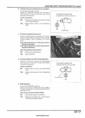 2005-2006 Honda ATV TRX500FE/FM/TM FourTrax Foreman Factory Service Manual, Page 419