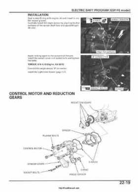 2005-2006 Honda ATV TRX500FE/FM/TM FourTrax Foreman Factory Service Manual, Page 421