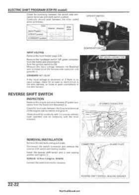 2005-2006 Honda ATV TRX500FE/FM/TM FourTrax Foreman Factory Service Manual, Page 424