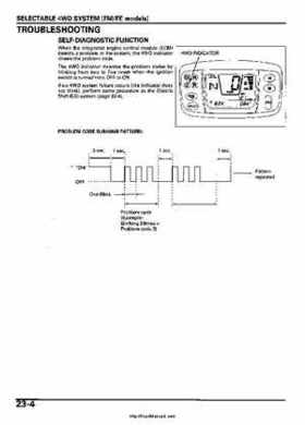 2005-2006 Honda ATV TRX500FE/FM/TM FourTrax Foreman Factory Service Manual, Page 428