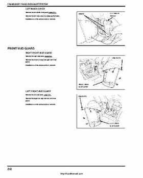 2005-2008 Honda ATV TRX500FA/FGA Fourtrax, Rubicon Factory Service Manual, Page 58