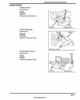 2005-2008 Honda ATV TRX500FA/FGA Fourtrax, Rubicon Factory Service Manual, Page 63