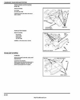 2005-2008 Honda ATV TRX500FA/FGA Fourtrax, Rubicon Factory Service Manual, Page 64