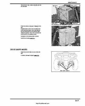 2005-2008 Honda ATV TRX500FA/FGA Fourtrax, Rubicon Factory Service Manual, Page 85