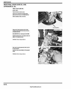 2005-2008 Honda ATV TRX500FA/FGA Fourtrax, Rubicon Factory Service Manual, Page 86