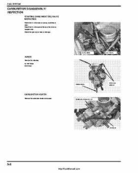 2005-2008 Honda ATV TRX500FA/FGA Fourtrax, Rubicon Factory Service Manual, Page 120