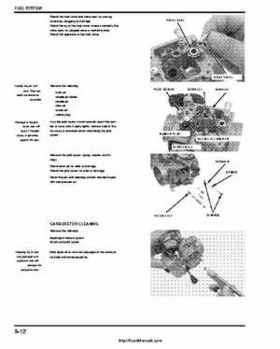 2005-2008 Honda ATV TRX500FA/FGA Fourtrax, Rubicon Factory Service Manual, Page 124