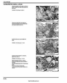 2005-2008 Honda ATV TRX500FA/FGA Fourtrax, Rubicon Factory Service Manual, Page 130