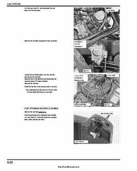 2005-2008 Honda ATV TRX500FA/FGA Fourtrax, Rubicon Factory Service Manual, Page 134