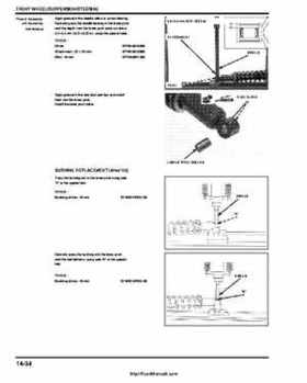 2005-2008 Honda ATV TRX500FA/FGA Fourtrax, Rubicon Factory Service Manual, Page 302