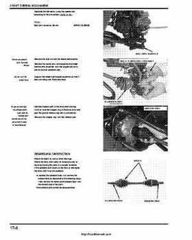 2005-2008 Honda ATV TRX500FA/FGA Fourtrax, Rubicon Factory Service Manual, Page 356