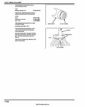 2005-2008 Honda ATV TRX500FA/FGA Fourtrax, Rubicon Factory Service Manual, Page 374
