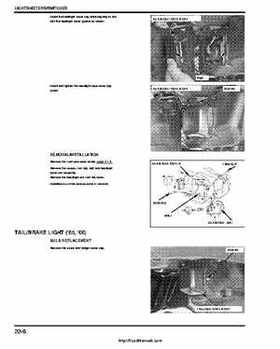 2005-2008 Honda ATV TRX500FA/FGA Fourtrax, Rubicon Factory Service Manual, Page 444