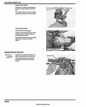 2005-2008 Honda ATV TRX500FA/FGA Fourtrax, Rubicon Factory Service Manual, Page 464