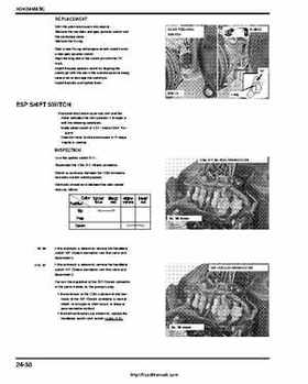 2005-2008 Honda ATV TRX500FA/FGA Fourtrax, Rubicon Factory Service Manual, Page 516
