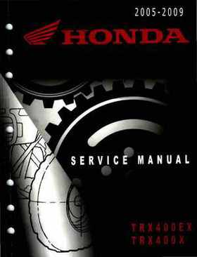 2005-2009 Honda TRX400EX/TRX400X Service Manual, Page 1