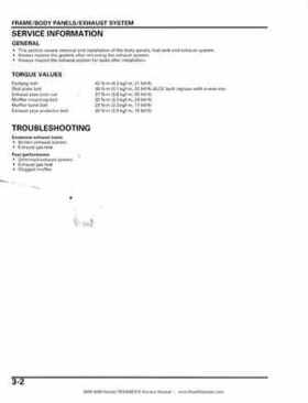 2005-2009 Honda TRX400EX/TRX400X Service Manual, Page 37