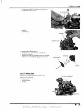 2005-2009 Honda TRX400EX/TRX400X Service Manual, Page 91