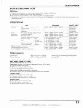 2005-2009 Honda TRX400EX/TRX400X Service Manual, Page 144
