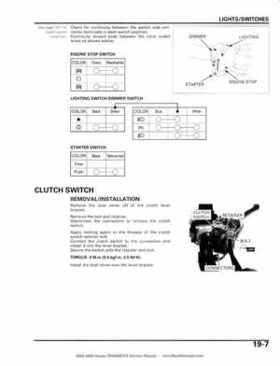 2005-2009 Honda TRX400EX/TRX400X Service Manual, Page 323