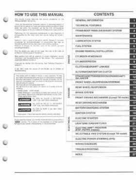 2005-2011 Honda FourTrax Foreman TRX500 FE/FPE/FM/FPM/TM Service Manual, Page 3