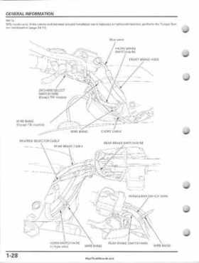 2005-2011 Honda FourTrax Foreman TRX500 FE/FPE/FM/FPM/TM Service Manual, Page 32
