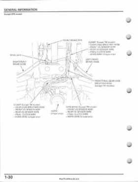 2005-2011 Honda FourTrax Foreman TRX500 FE/FPE/FM/FPM/TM Service Manual, Page 34