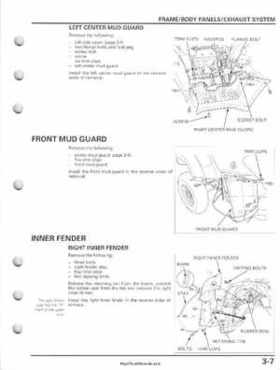2005-2011 Honda FourTrax Foreman TRX500 FE/FPE/FM/FPM/TM Service Manual, Page 69