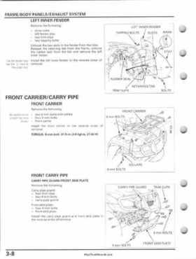 2005-2011 Honda FourTrax Foreman TRX500 FE/FPE/FM/FPM/TM Service Manual, Page 70