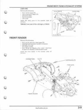 2005-2011 Honda FourTrax Foreman TRX500 FE/FPE/FM/FPM/TM Service Manual, Page 71