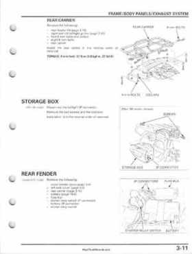 2005-2011 Honda FourTrax Foreman TRX500 FE/FPE/FM/FPM/TM Service Manual, Page 73
