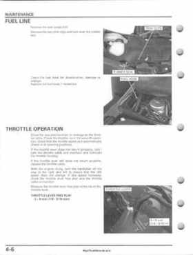 2005-2011 Honda FourTrax Foreman TRX500 FE/FPE/FM/FPM/TM Service Manual, Page 84